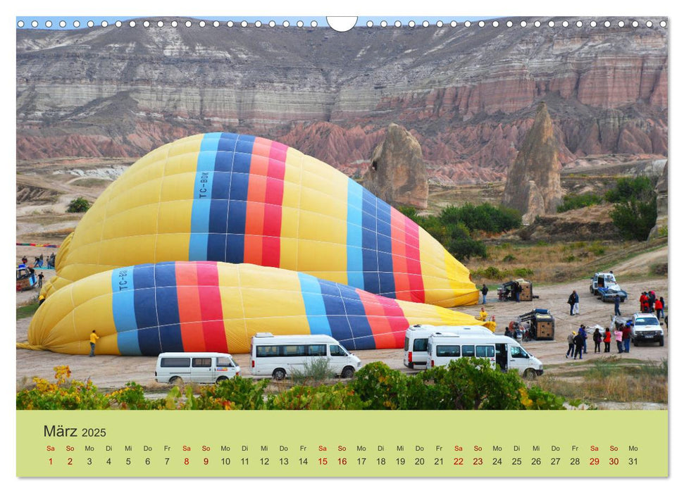 Ballonfahrt in Kappadokien (CALVENDO Wandkalender 2025)