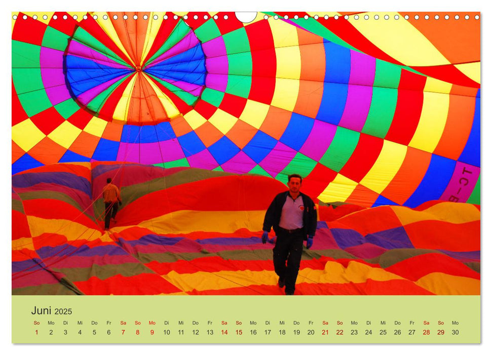 Ballonfahrt in Kappadokien (CALVENDO Wandkalender 2025)