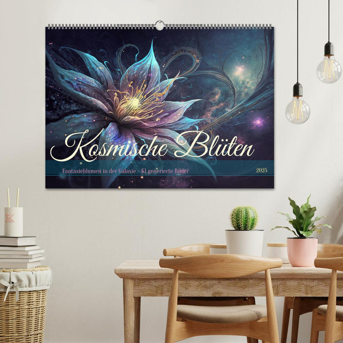 Kosmische Blüten (CALVENDO Wandkalender 2025)