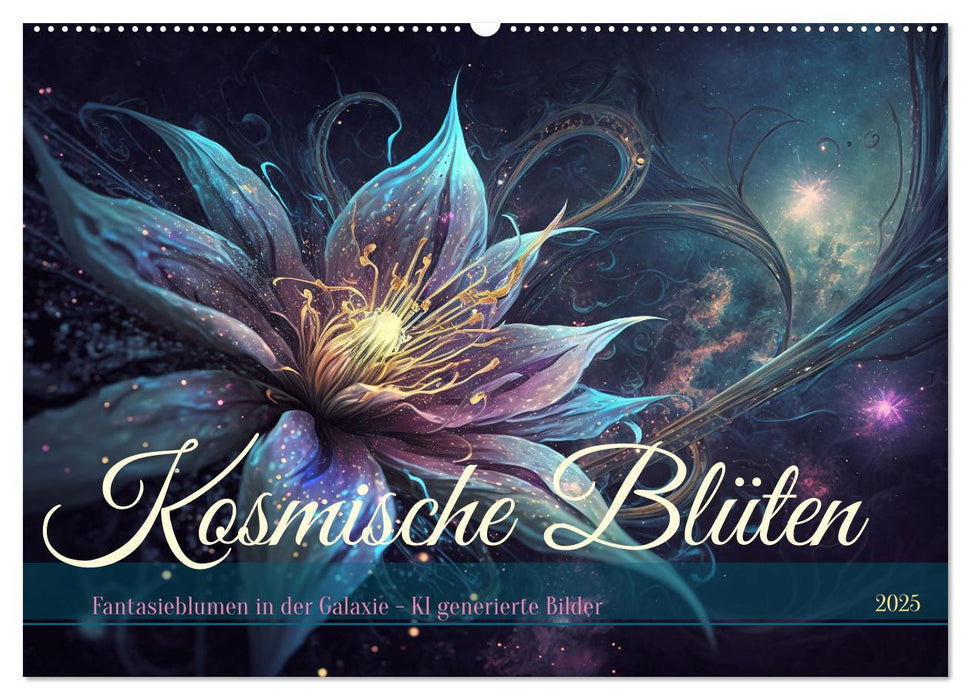 Kosmische Blüten (CALVENDO Wandkalender 2025)