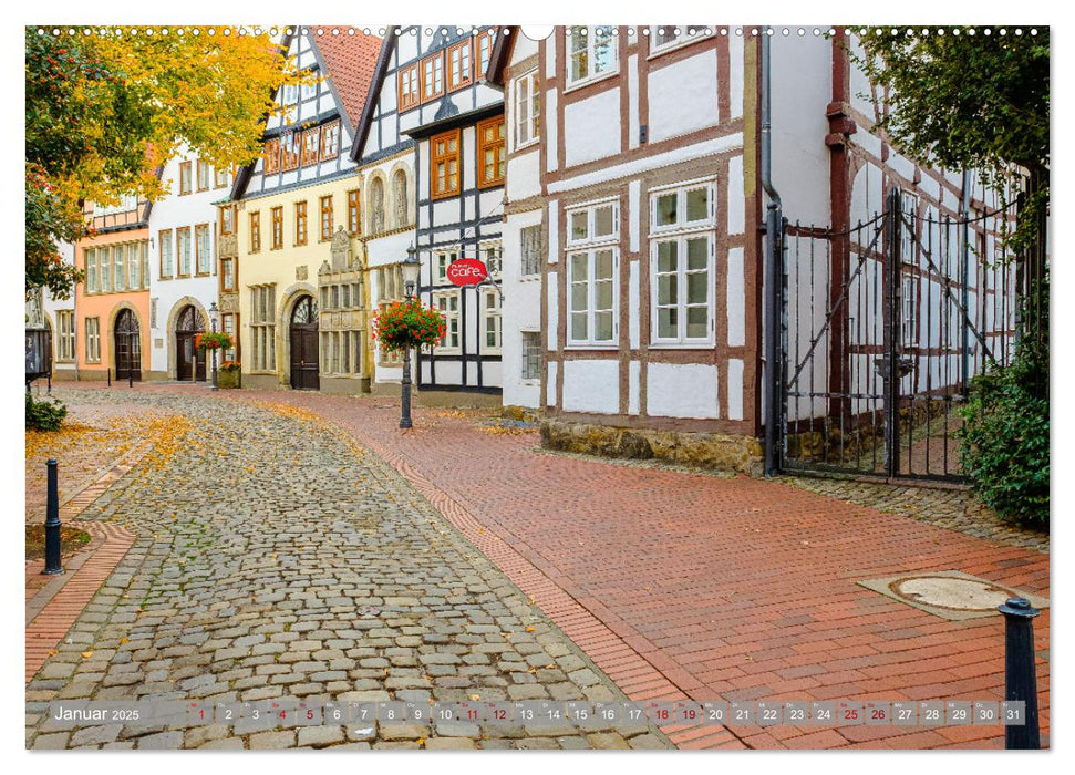 Ein Blick auf die Hansestadt Minden (CALVENDO Premium Wandkalender 2025)