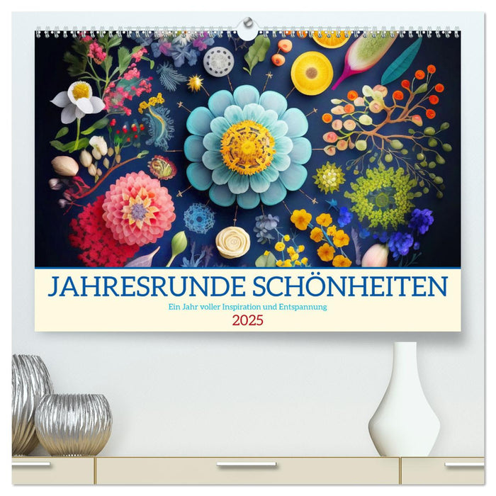 Jahresrunde Schönheiten (CALVENDO Premium Wandkalender 2025)