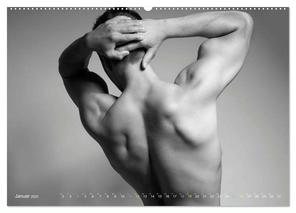 Männer... backview (CALVENDO Premium Wandkalender 2025)