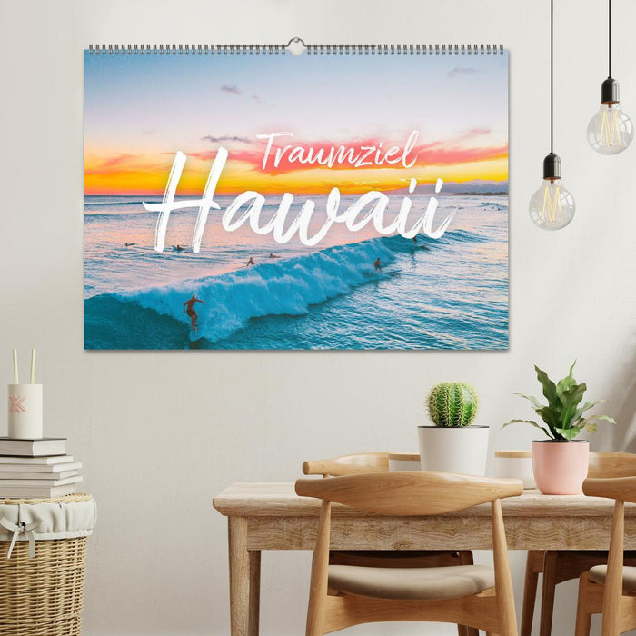 Hawaii Traumziel (CALVENDO Wandkalender 2025)