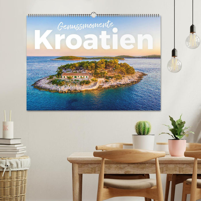 Genussmomente Kroatien (CALVENDO Wandkalender 2025)