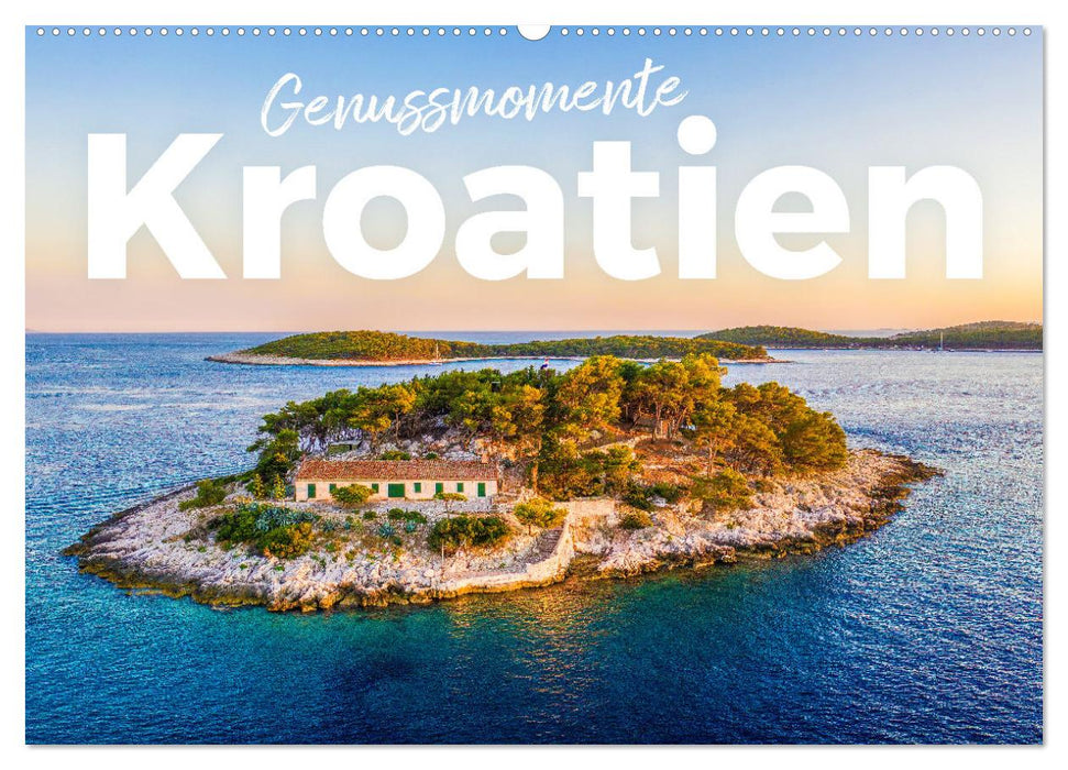 Genussmomente Kroatien (CALVENDO Wandkalender 2025)