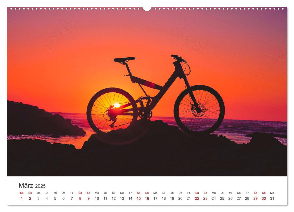 Radtouren - Weil Fahrrad fahren das schönste ist. (CALVENDO Premium Wandkalender 2025)