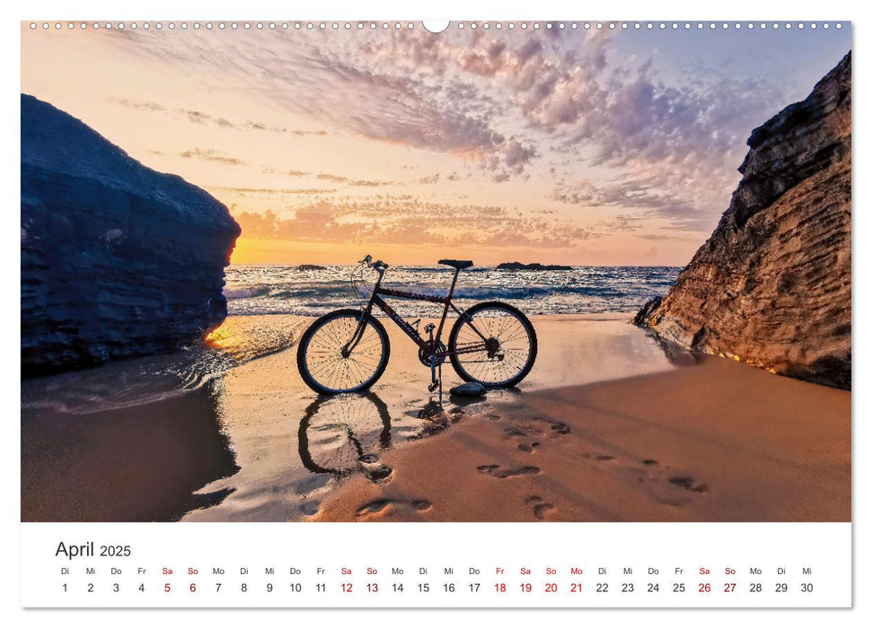 Radtouren - Weil Fahrrad fahren das schönste ist. (CALVENDO Premium Wandkalender 2025)