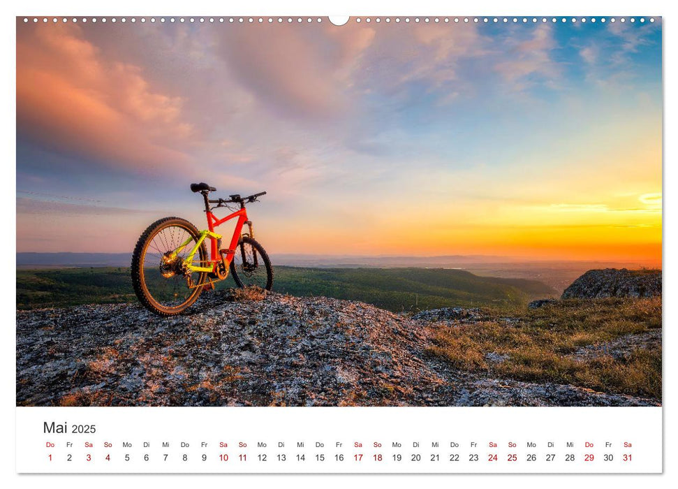 Radtouren - Weil Fahrrad fahren das schönste ist. (CALVENDO Premium Wandkalender 2025)