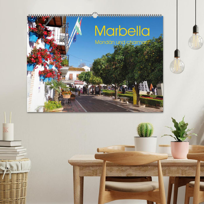 Marbella - Mondän und charmant (CALVENDO Wandkalender 2025)