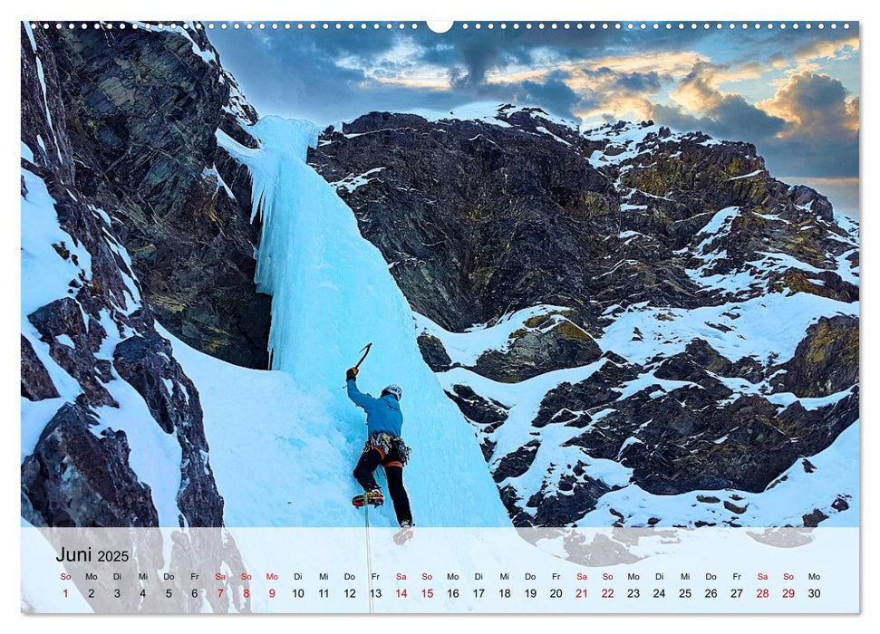 Extremsport Eisklettern (CALVENDO Premium Wandkalender 2025)