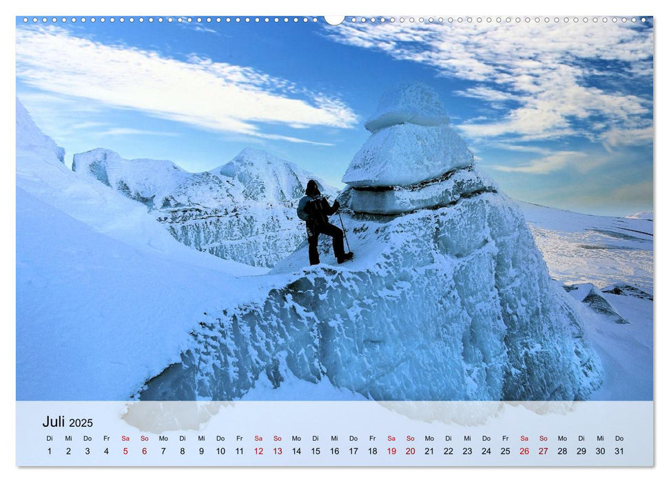 Extremsport Eisklettern (CALVENDO Premium Wandkalender 2025)