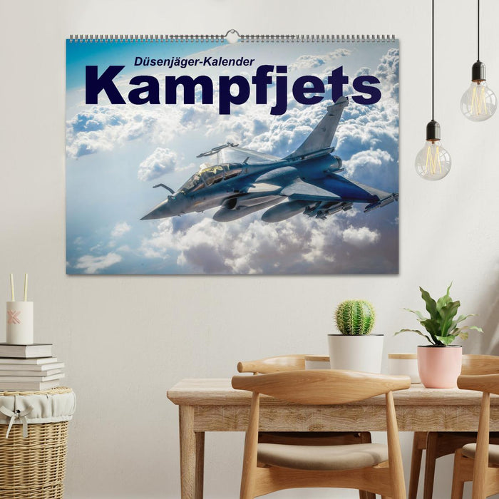 Kampfjets - Düsenjäger-Kalender (CALVENDO Wandkalender 2025)