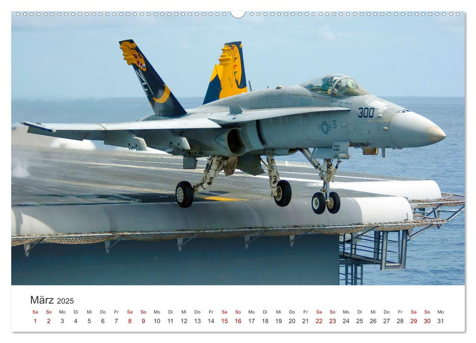 Kampfjets - Düsenjäger-Kalender (CALVENDO Wandkalender 2025)