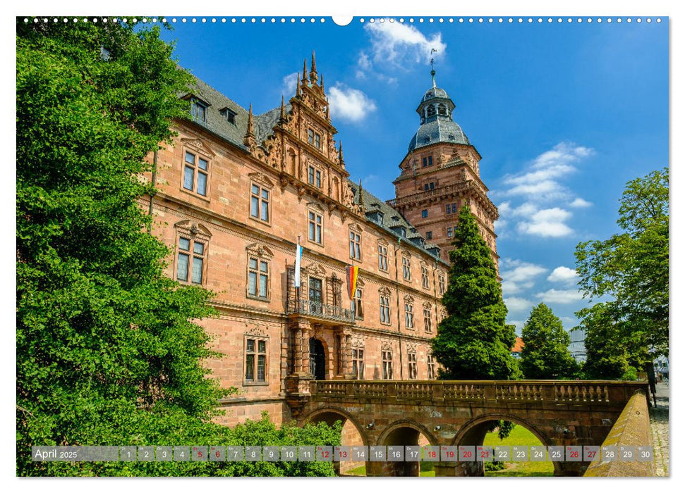 Ein Blick auf Aschaffenburg (CALVENDO Premium Wandkalender 2025)