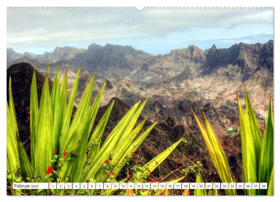 Cabo Verde - Sao Vicente, Santo Antao und Santiago (CALVENDO Premium Wandkalender 2025)