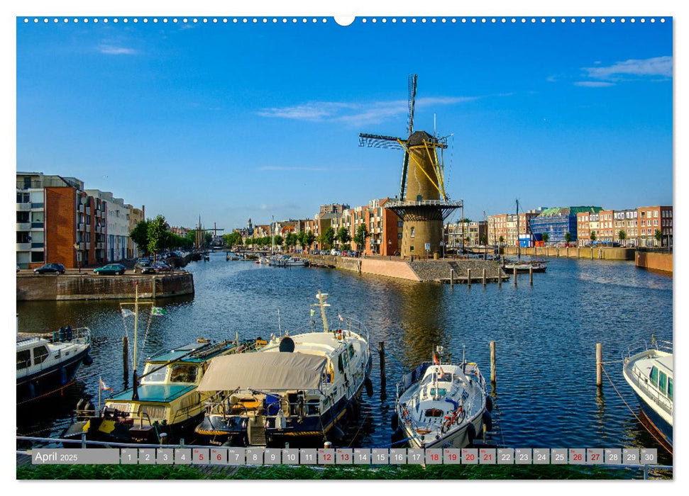 Ein Blick auf Delfshaven (CALVENDO Wandkalender 2025)