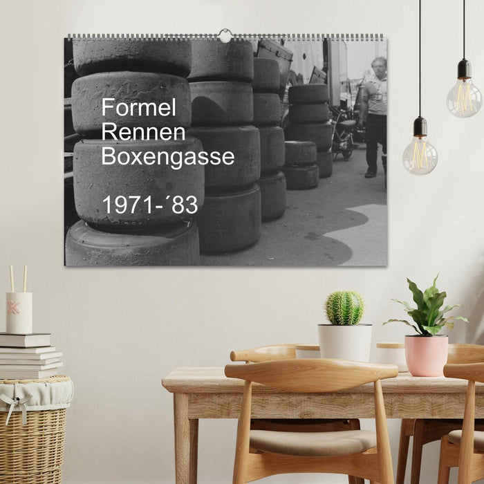 Formel, Rennen, Boxengasse 1971-´83 (CALVENDO Wandkalender 2025)