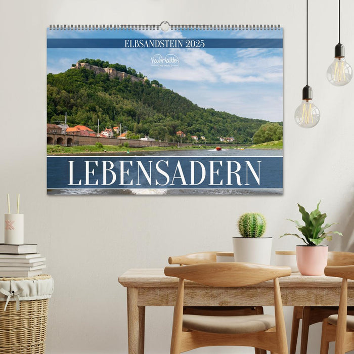 Lebensadern - Elbsandstein (CALVENDO Wandkalender 2025)