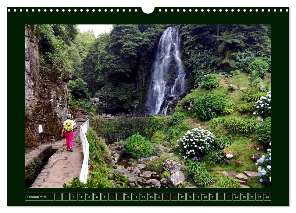 Sao Miguel - Perle der Azoren (CALVENDO Wandkalender 2025)