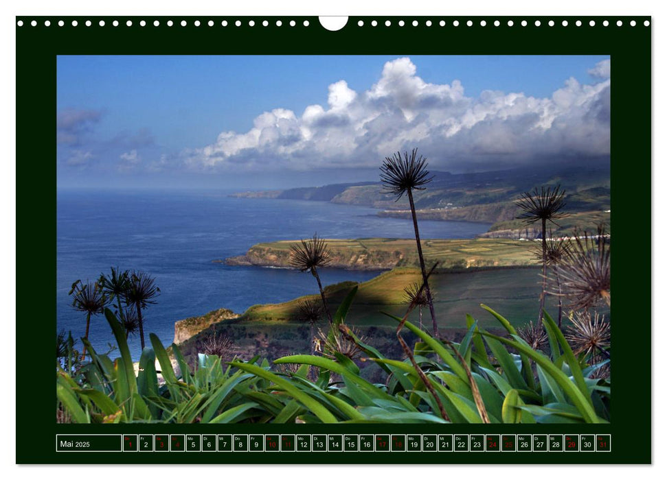 Sao Miguel - Perle der Azoren (CALVENDO Wandkalender 2025)