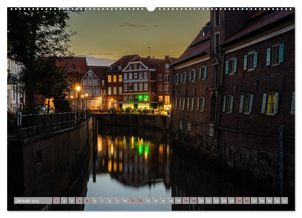 Ein Blick auf die Hansestadt Stade (CALVENDO Wandkalender 2025)