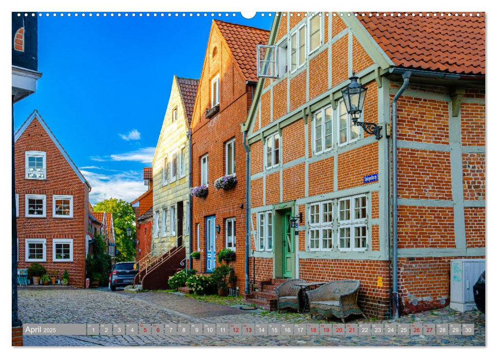 Ein Blick auf die Hansestadt Stade (CALVENDO Wandkalender 2025)