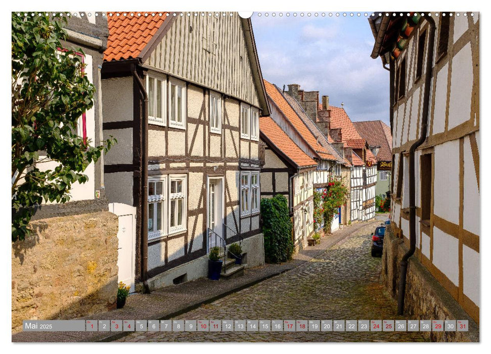 Ein Blick auf die Hansestadt Warburg (CALVENDO Wandkalender 2025)