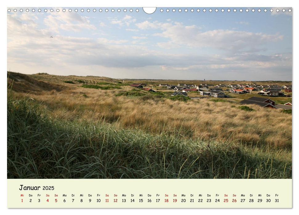 Unterwegs in Dänemark von der Nordsee bis zur Ostsee (CALVENDO Wandkalender 2025)