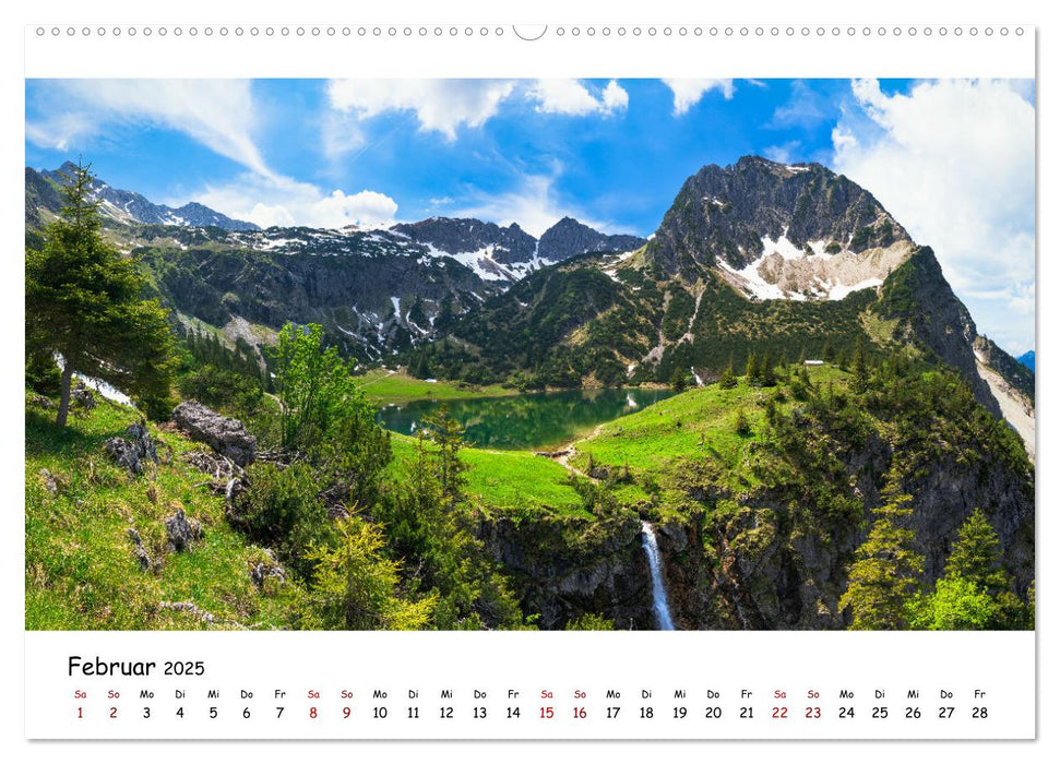 Traumhafte Orte - Berge, Seen und Meer (CALVENDO Wandkalender 2025)