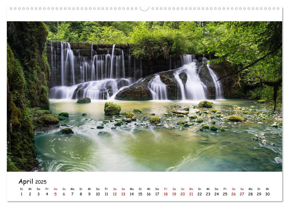 Traumhafte Orte - Berge, Seen und Meer (CALVENDO Wandkalender 2025)