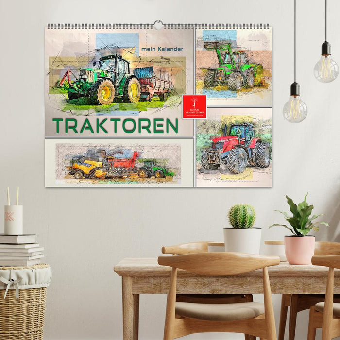 Traktoren - mein Kalender (CALVENDO Wandkalender 2025)