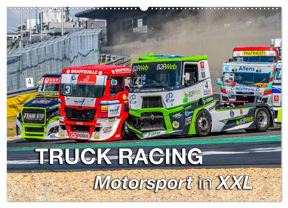 TRUCK RACING - Motorsport in XXL (CALVENDO Wandkalender 2025)