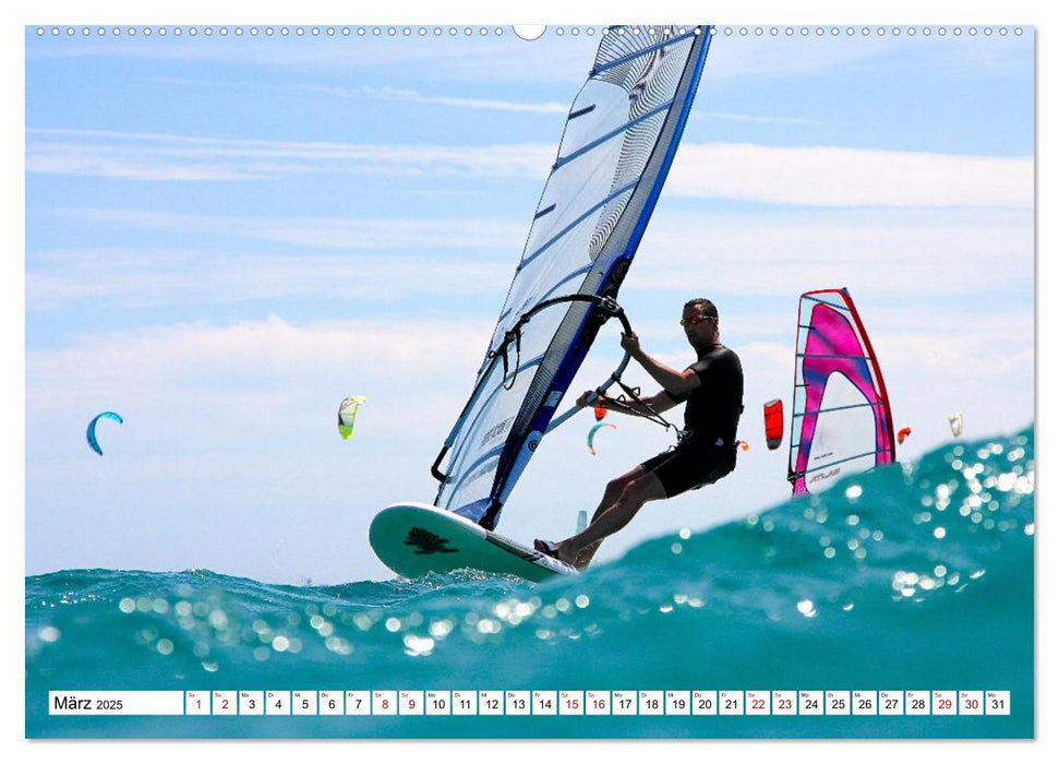 Funsport Windsurfen (CALVENDO Premium Wandkalender 2025)