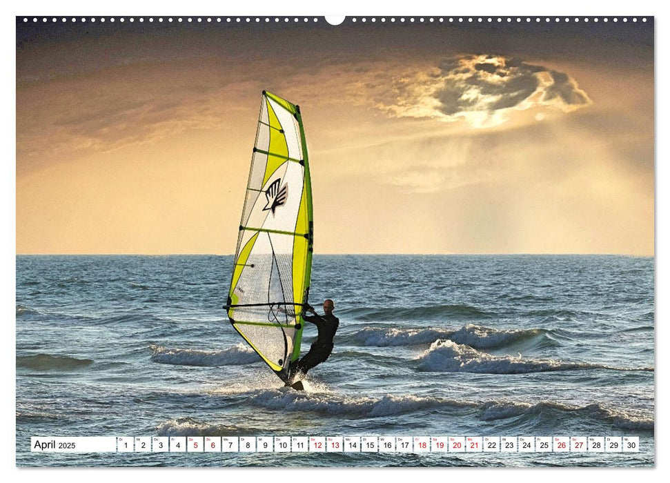 Funsport Windsurfen (CALVENDO Premium Wandkalender 2025)