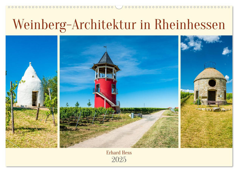 Weinberg-Architektur in Rheinhessen (CALVENDO Wandkalender 2025)