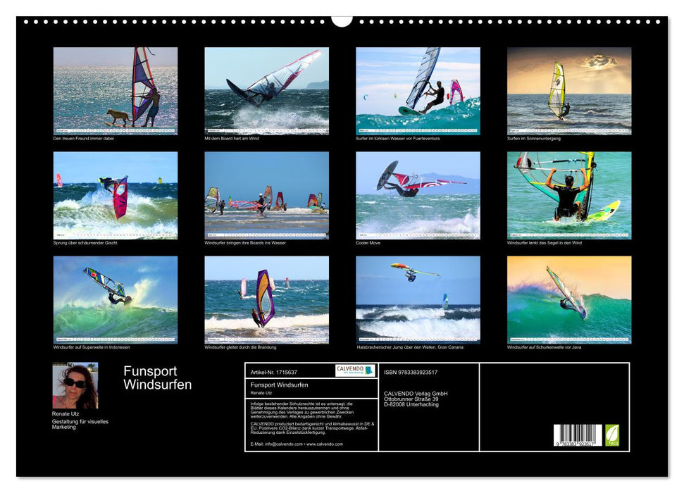 Funsport Windsurfen (CALVENDO Wandkalender 2025)