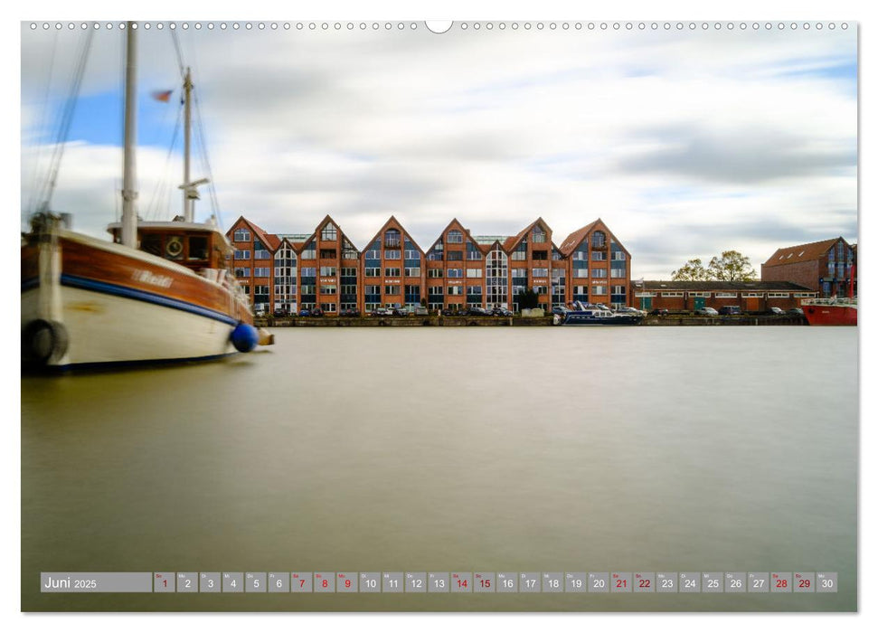 Ein Blick auf Leer (Ostfriesland) (CALVENDO Premium Wandkalender 2025)