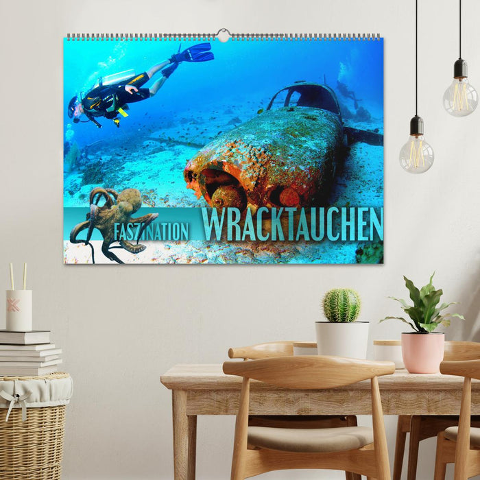 Faszination Wracktauchen (CALVENDO Wandkalender 2025)