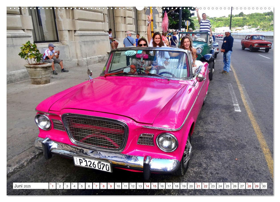 Oldtimer Raritäten - Studebaker Hawk und Lark in Kuba (CALVENDO Wandkalender 2025)