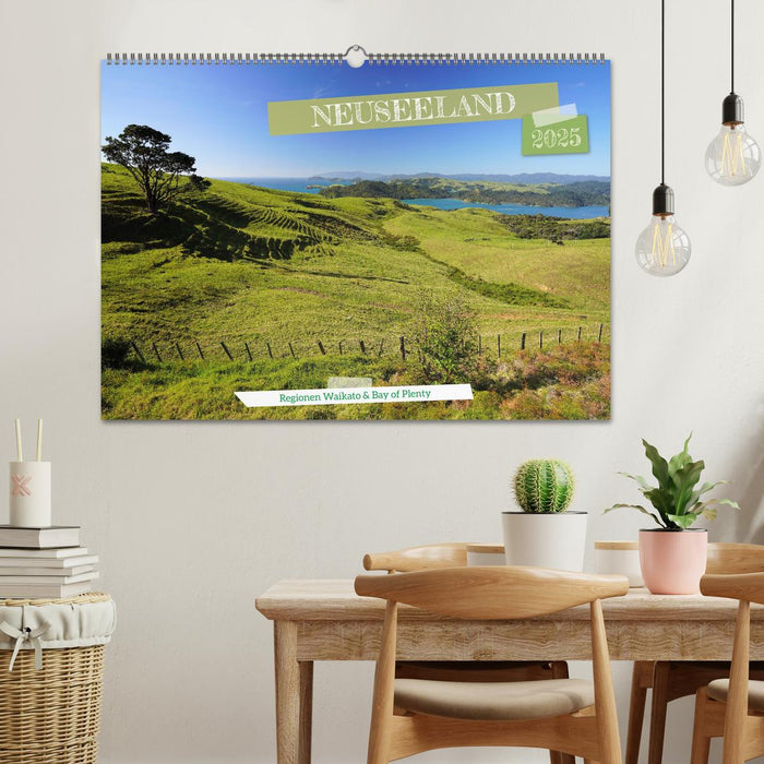 Neuseeland - Regionen Waikato und Bay of Plenty (CALVENDO Wandkalender 2025)