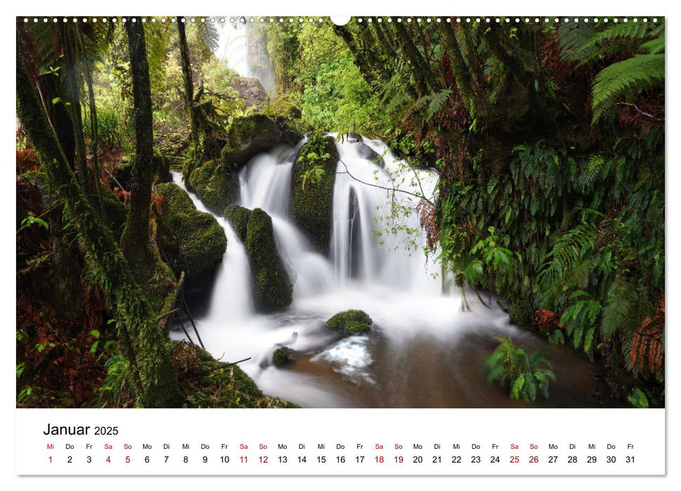 Neuseeland - Regionen Waikato und Bay of Plenty (CALVENDO Wandkalender 2025)