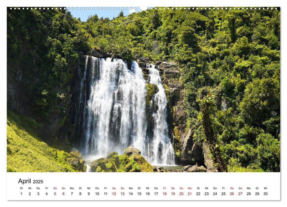 Neuseeland - Regionen Waikato und Bay of Plenty (CALVENDO Wandkalender 2025)