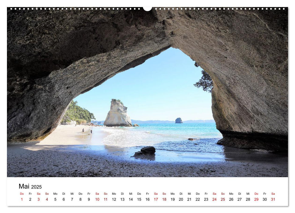 Neuseeland - Regionen Waikato und Bay of Plenty (CALVENDO Wandkalender 2025)