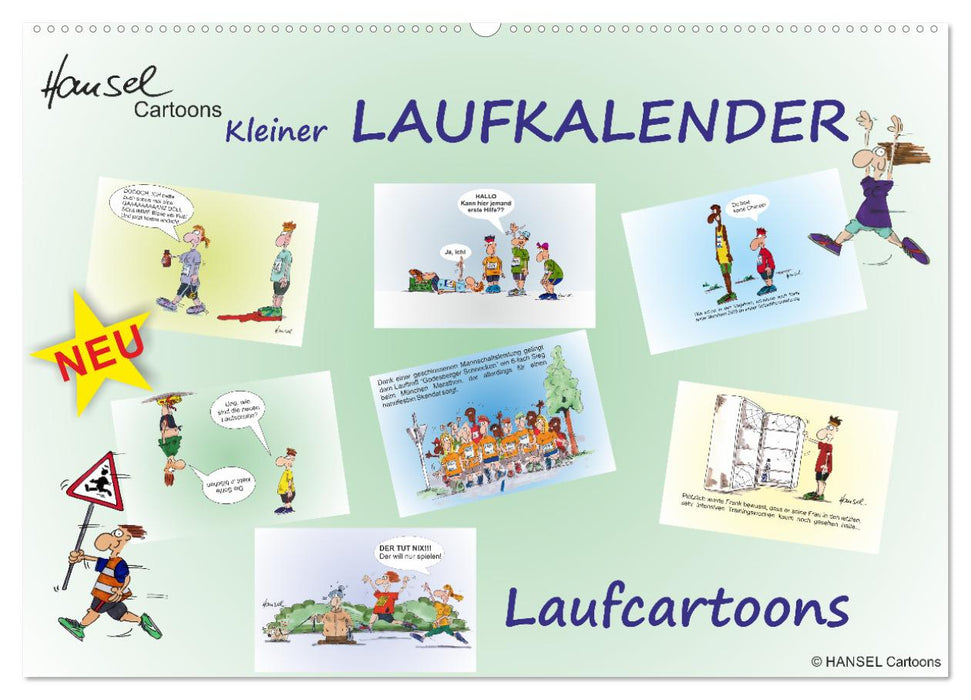 HANSELs kleiner Laufkalender (CALVENDO Wandkalender 2025)