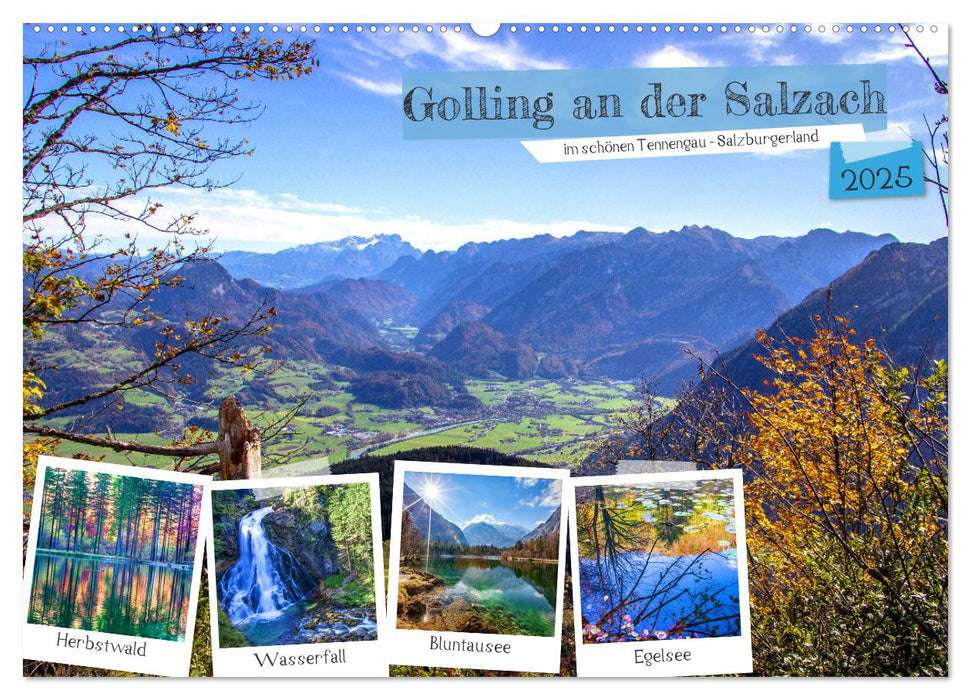 Golling an der Salzach (CALVENDO Wandkalender 2025)