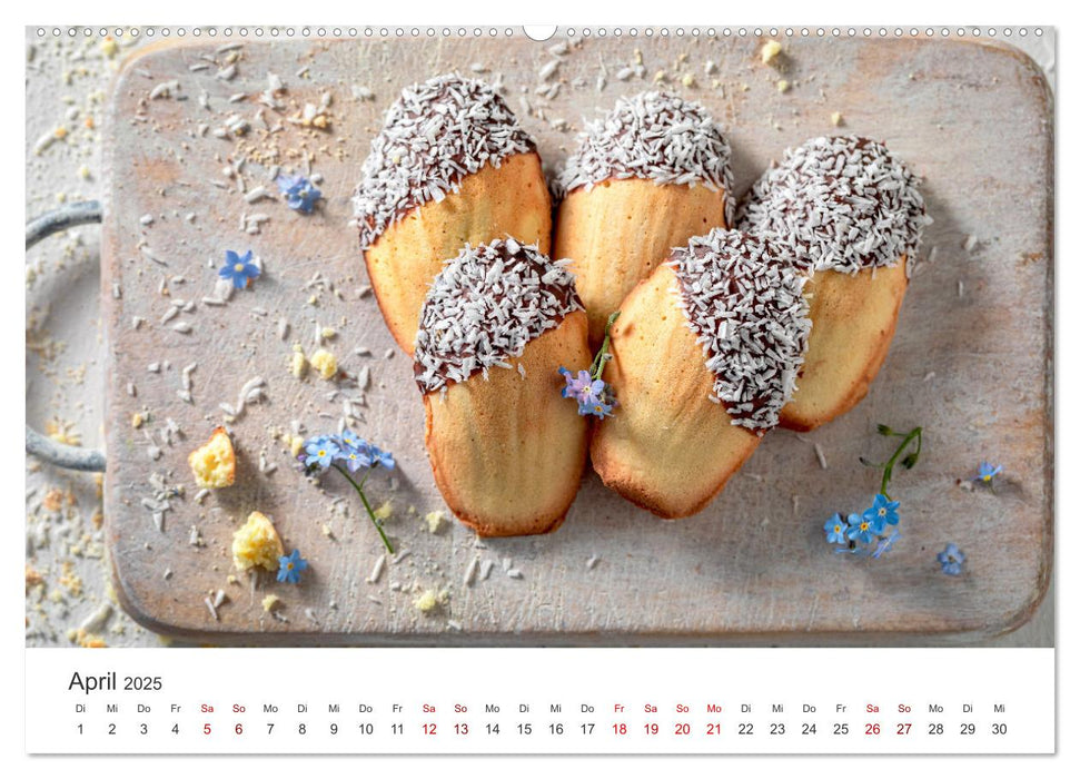 Backen mit Liebe - Selbstgemachtes von Zuhause (CALVENDO Premium Wandkalender 2025)