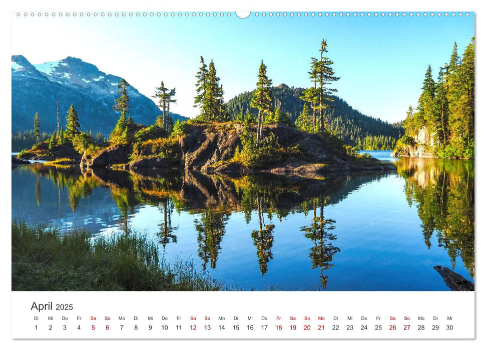 British Columbia - Faszination Kanada (CALVENDO Premium Wandkalender 2025)