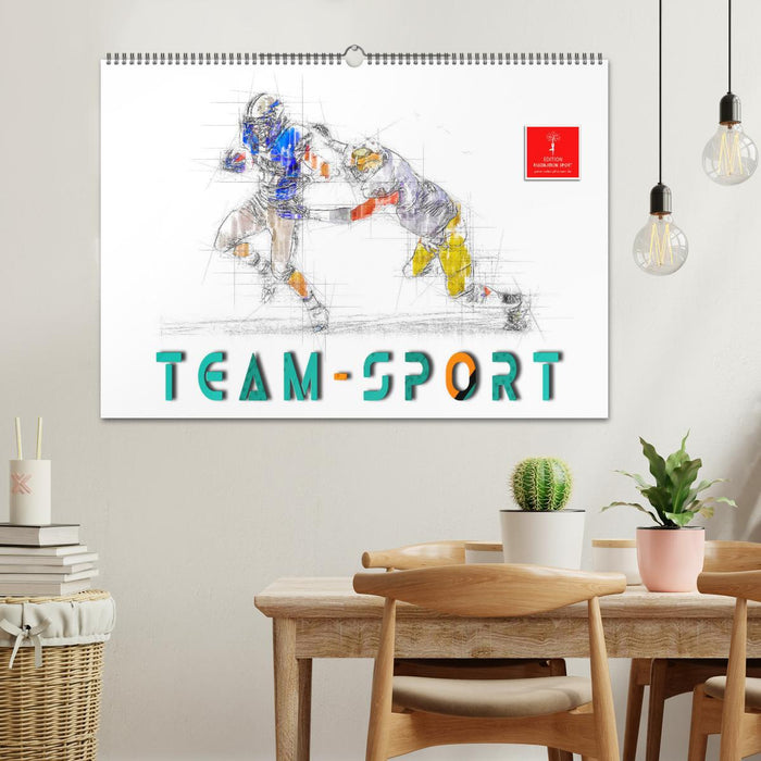 Team-Sport (CALVENDO Wandkalender 2025)