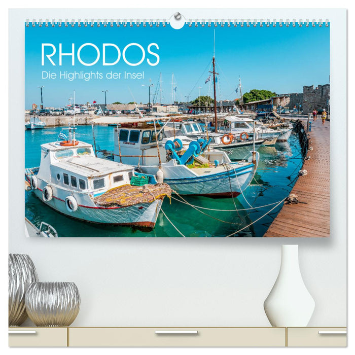 Rhodos - Die Highlights der Insel (CALVENDO Premium Wandkalender 2025)